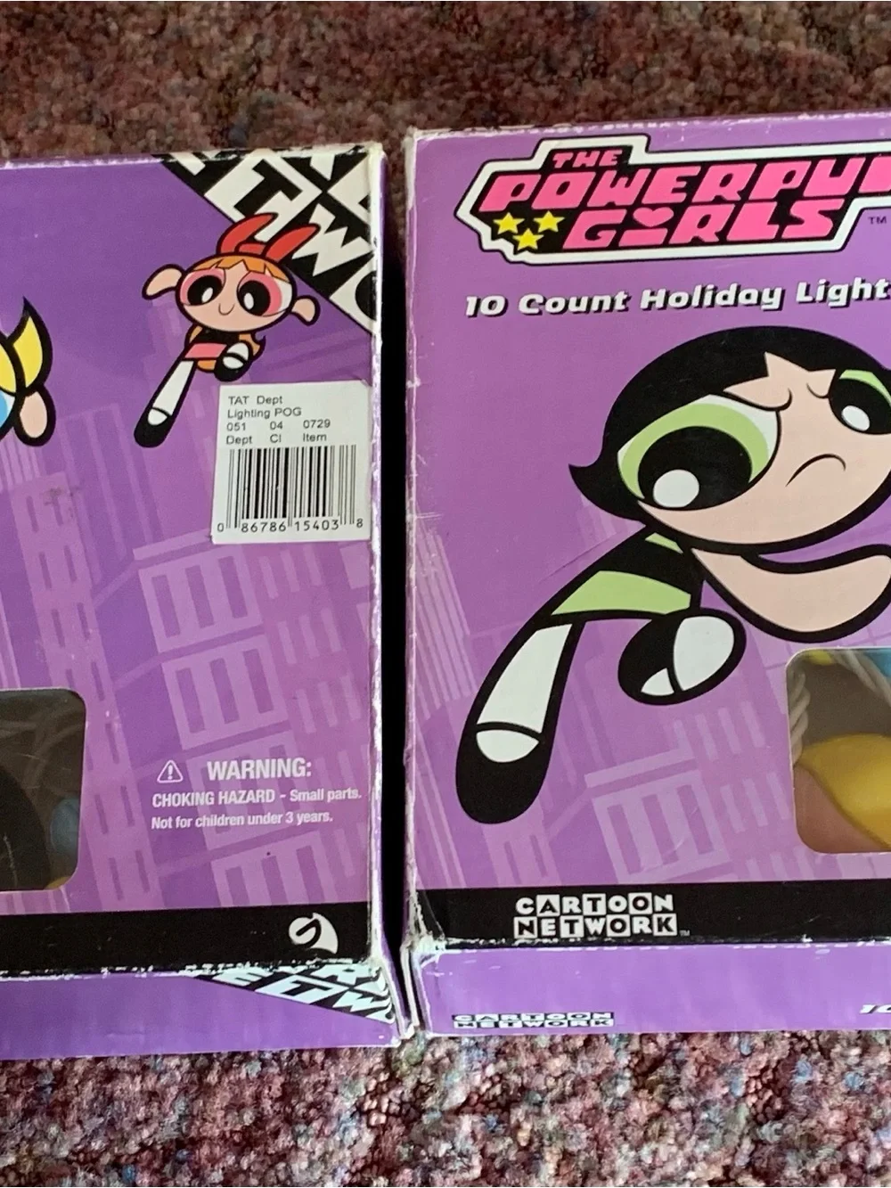 Vintage The Powerpuff Girls 10 Holiday Lights